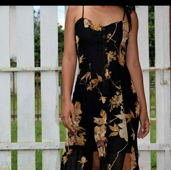 SHEER MAXI DRESS|FLORAL SHEER MAXI DRESS - Picture 3 of 8